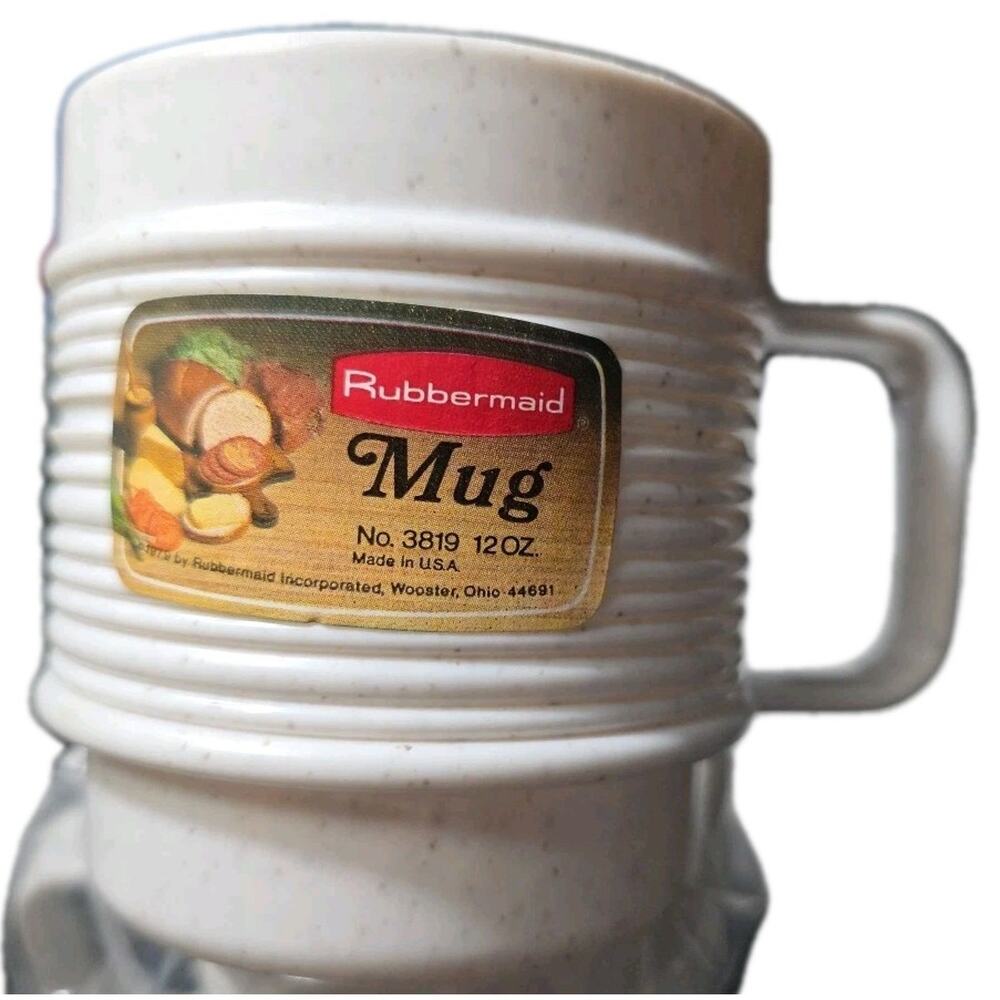 Rubbermaid 12 Oz., Mugs W/Handle, Camping/RV, Unbreakable, USA Made, Set Of 2